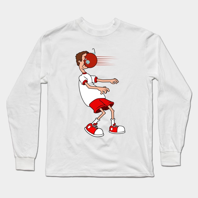 Dodgeball Long Sleeve T-Shirt by julianarnold
